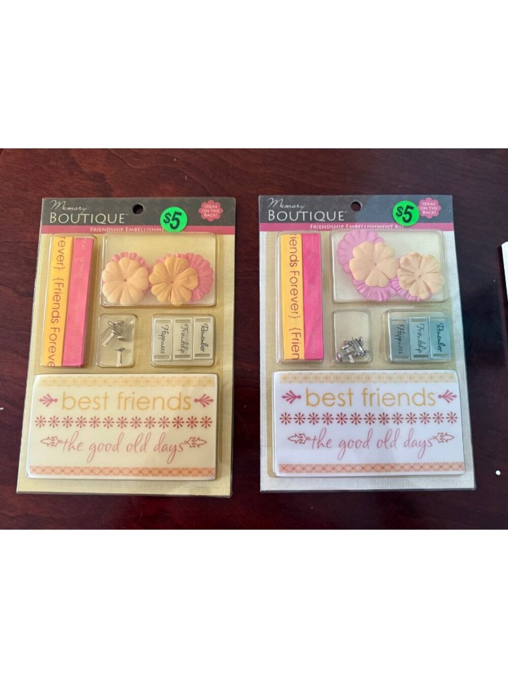 Memory Boutique Friendship Embellishment Kit